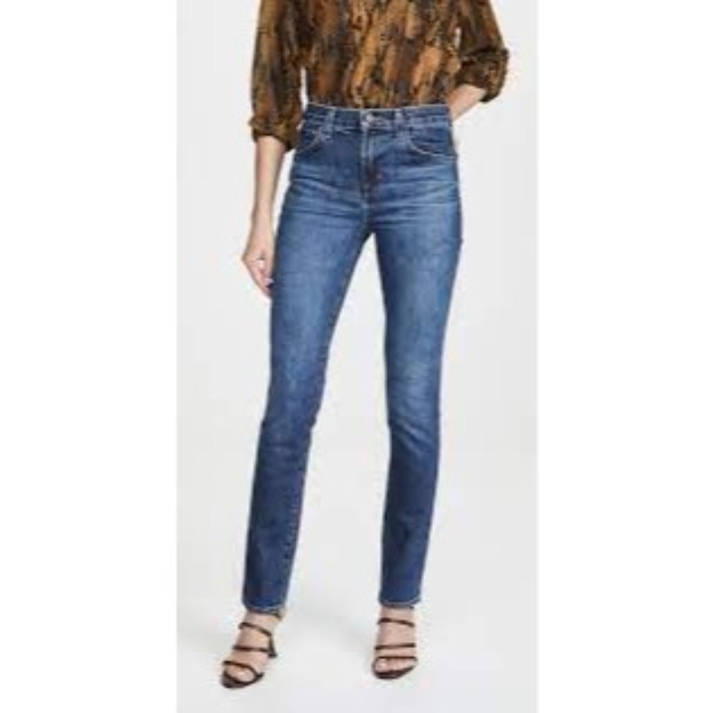 J Brand Romance Wash High Rise Ruby 30 Cigarette Jeans Sz 29